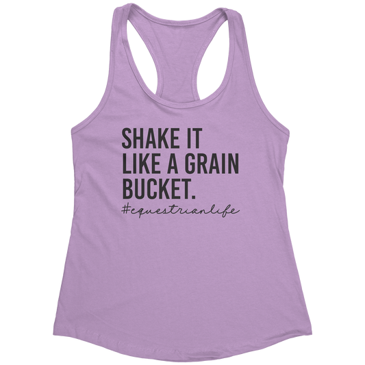 Shake it Like a Grain Bucket Tank