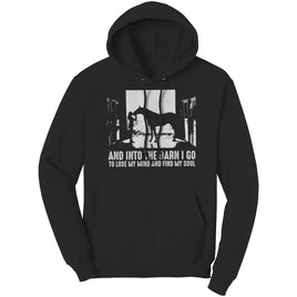 Into the Barn Unisex Hoodie