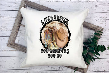 Lifes a Dance Pillow