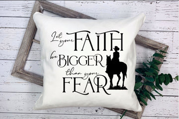 Faith Over Fear Pillow