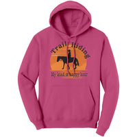 Trail Riding Happy Hour Hooded Sweat Shirt