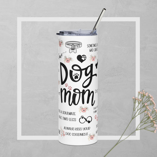 Dog Mom 20oz Stainless Steel Tumbler