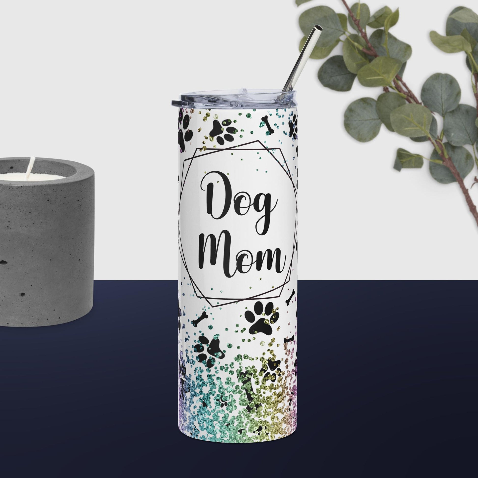 Dog Mom 20oz. Stainless Steel Tumbler