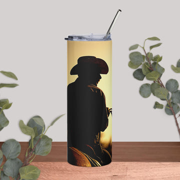 Classic Cowboy 20oz Stainless Steel Tumbler