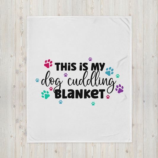 Dog Cuddle Throw Blanket