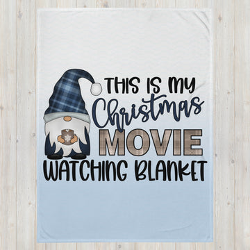 Christmas Gnome Throw Blanket