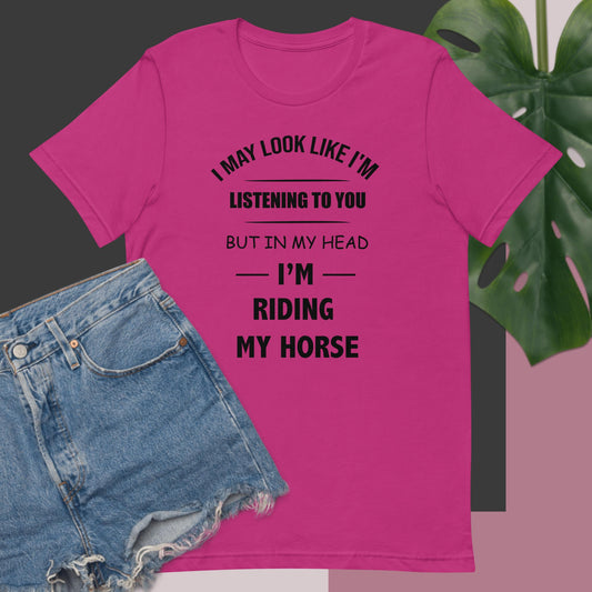 Look Like I'm Listening Unisex t-shirt